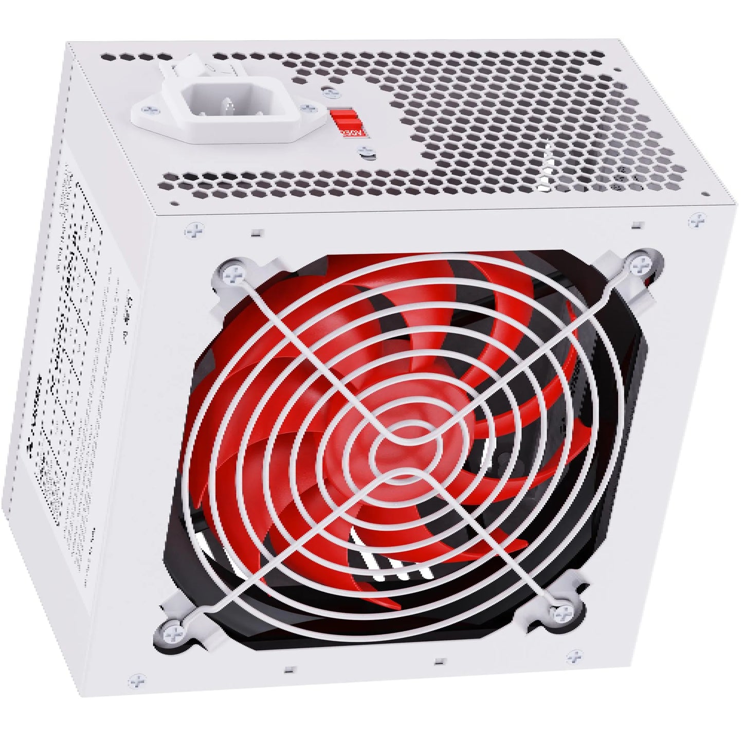 Fonte 500w Gamer Atx Fortrek Crusader Branca Bivolt 127/220v