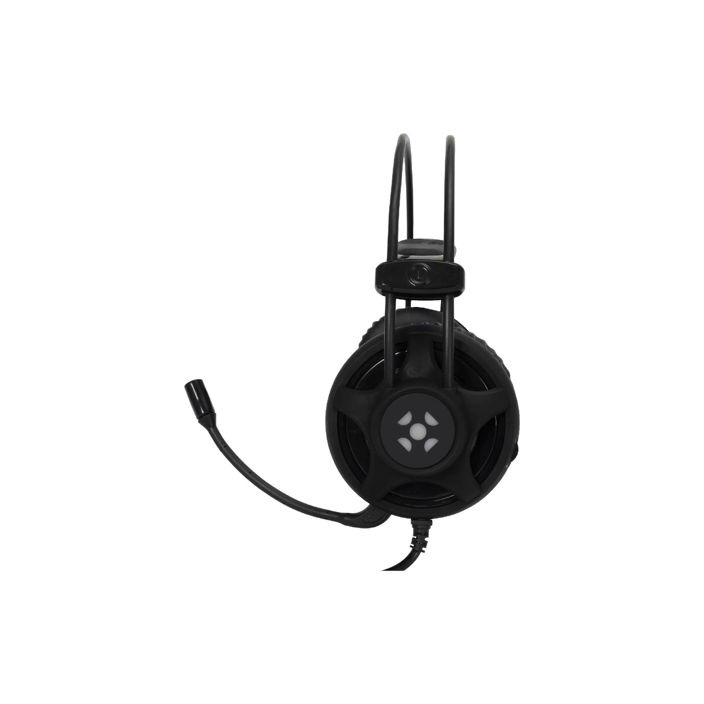 Headset Gamer Fortrek H2 Pro Over-ear Black Edition Led Azul