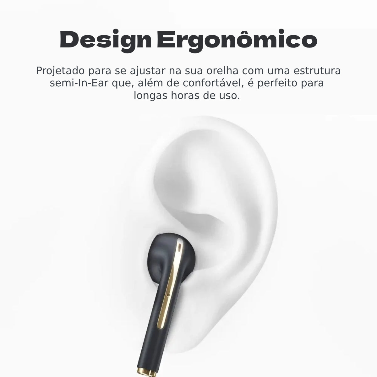 Fone De Ouvido Bluetooth Tws In-ear Gamer Com Microfone