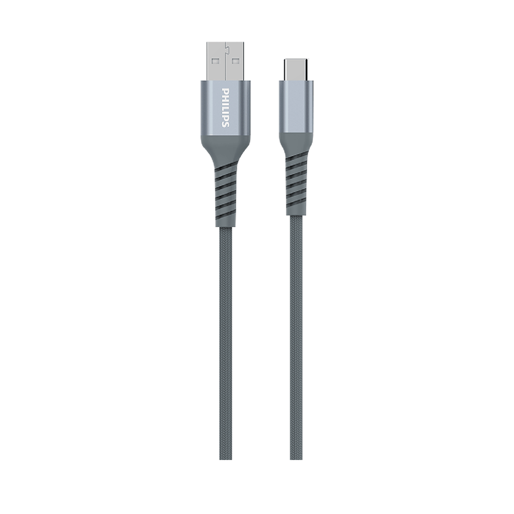 Cabo USB Tipo C Original Philips 5v 3a 1,25m Rápido Cor Preto