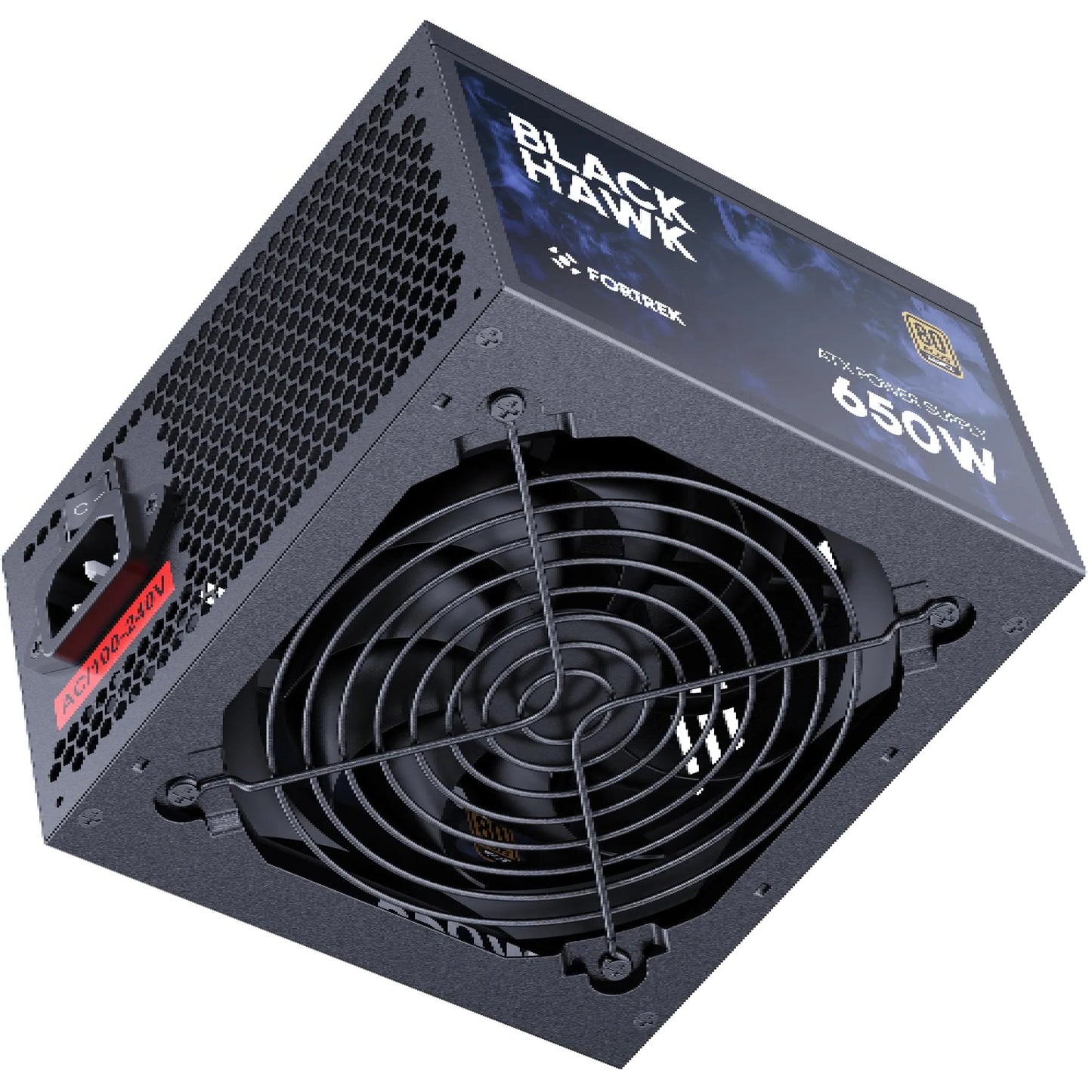 Fonte Gamer Atx Fortrek Black Hawk 650w 80 Plus Bronze Com PFC Ativo