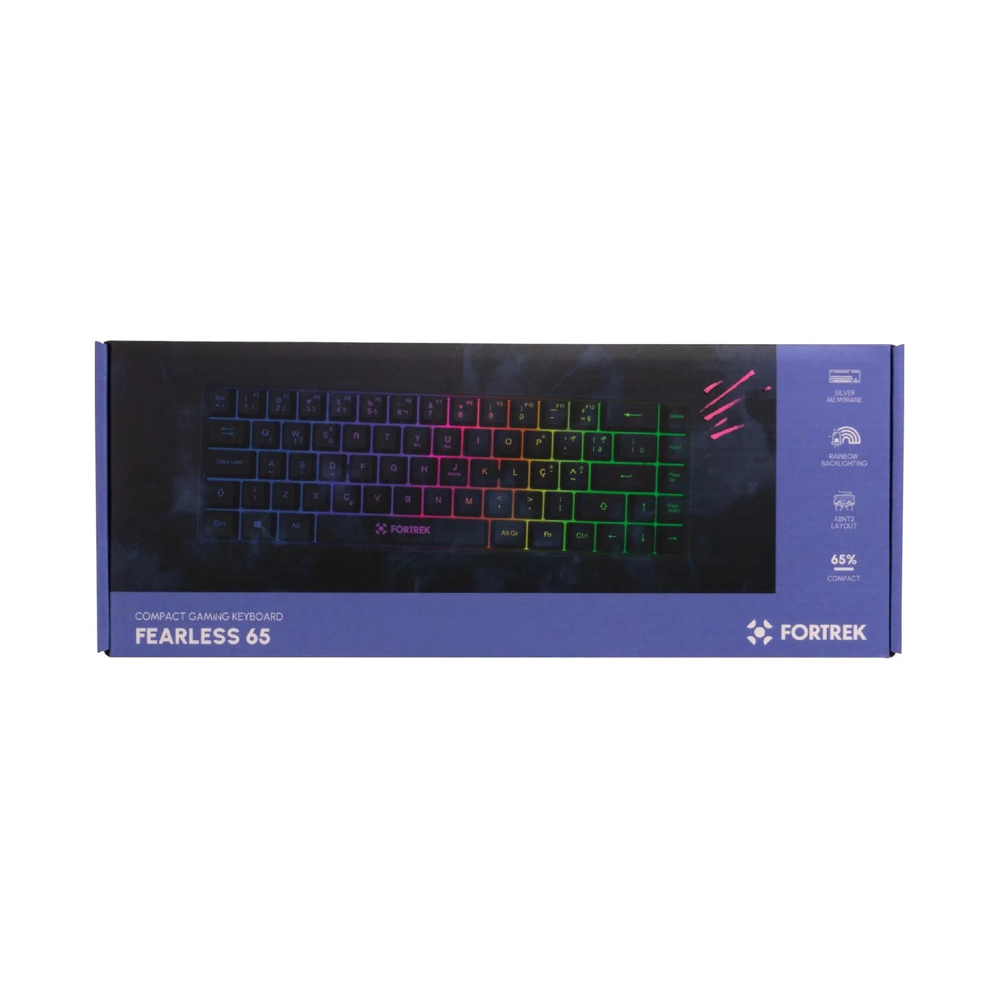 Teclado Gamer Fortrek Fearless 65 Compact Rgb Edition