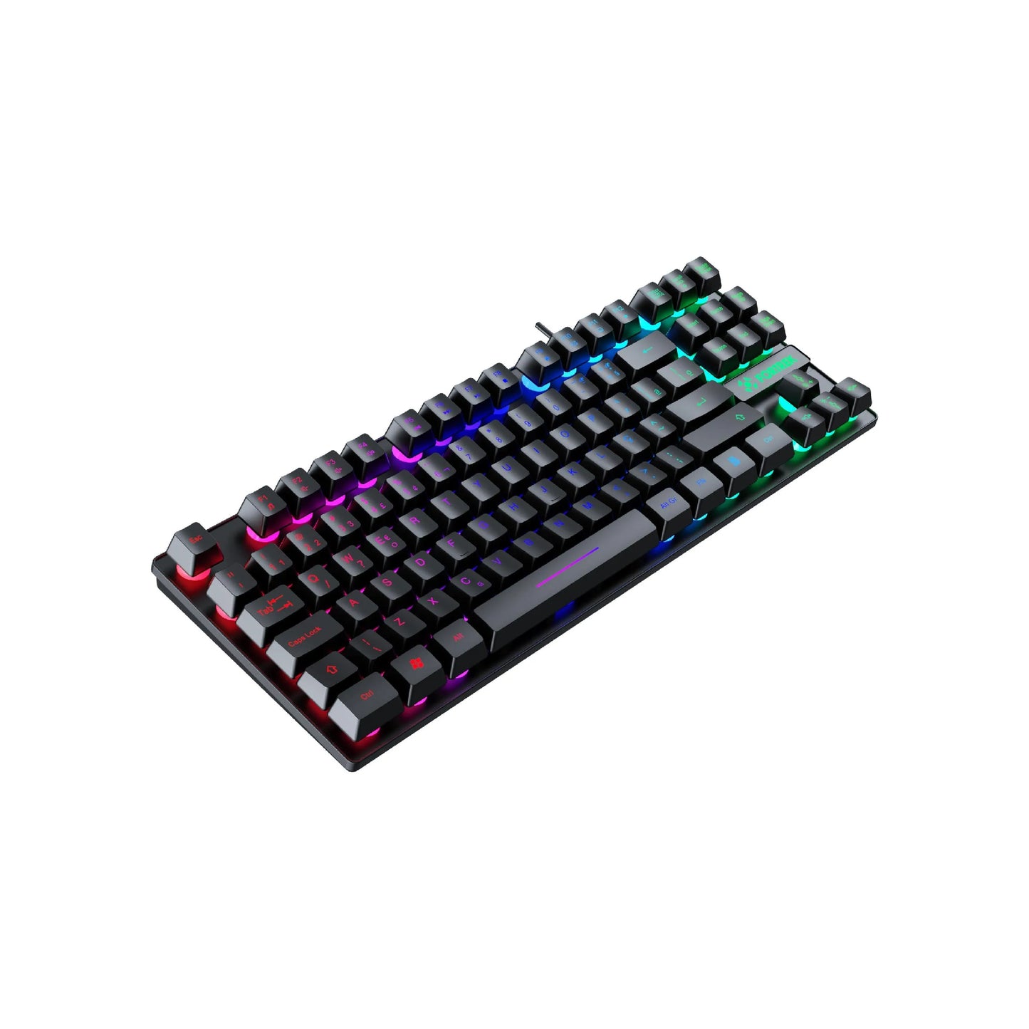 Teclado Gamer RGB Fortrek Fearless 80 Black Edition TKL