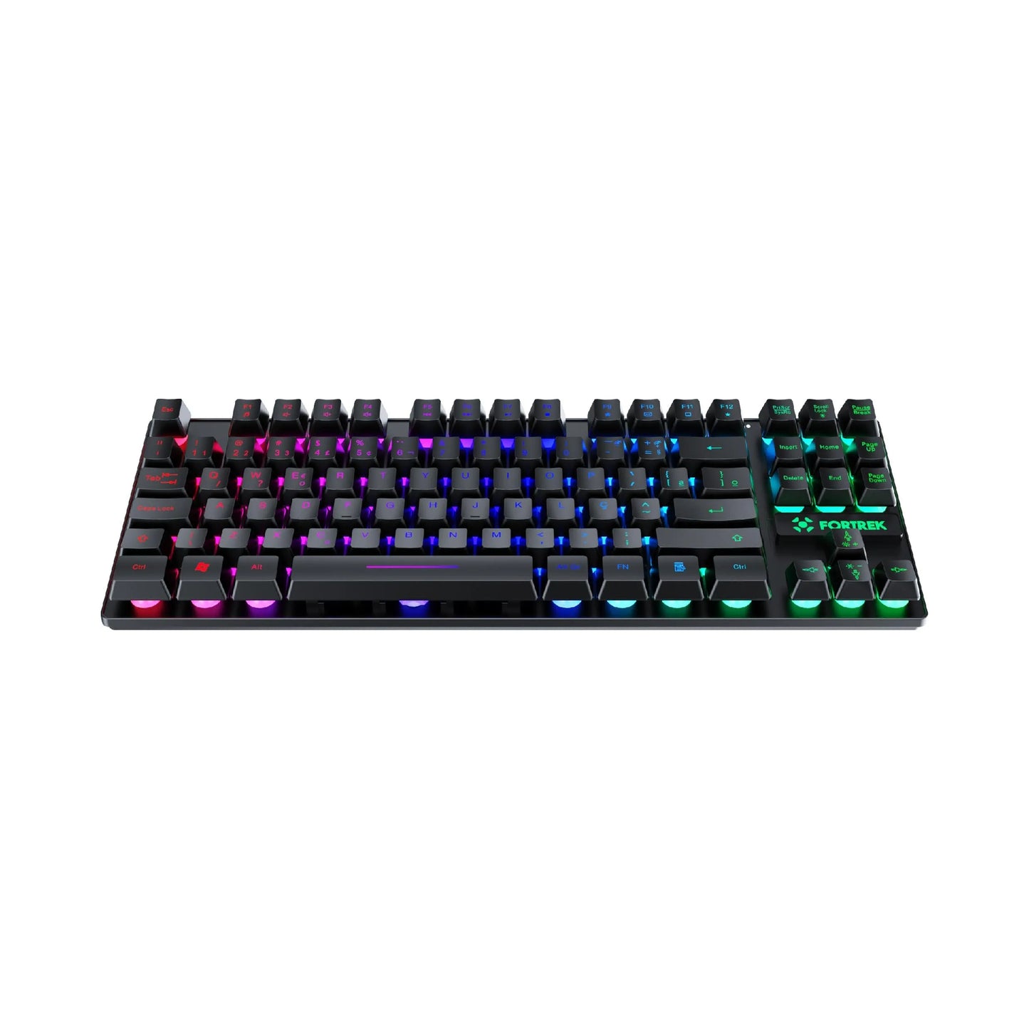 Teclado Gamer RGB Fortrek Fearless 80 Black Edition TKL