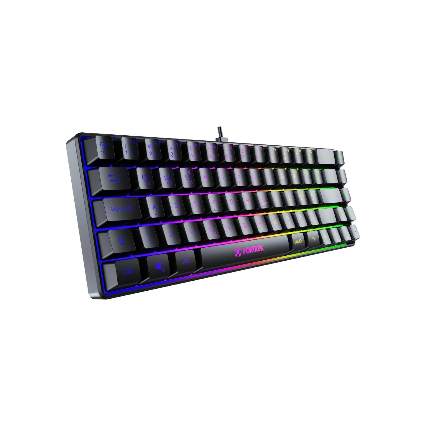 Teclado Gamer Fortrek Fearless 65 Compact Rgb Edition