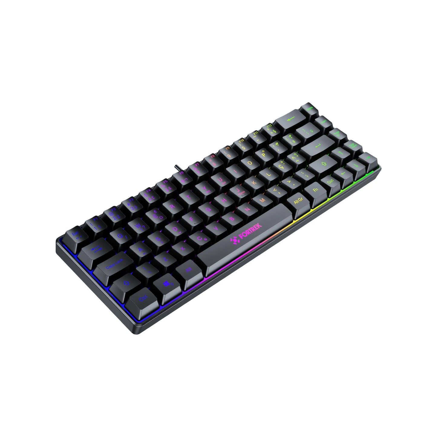 Teclado Gamer Fortrek Fearless 65 Compact Rgb Edition