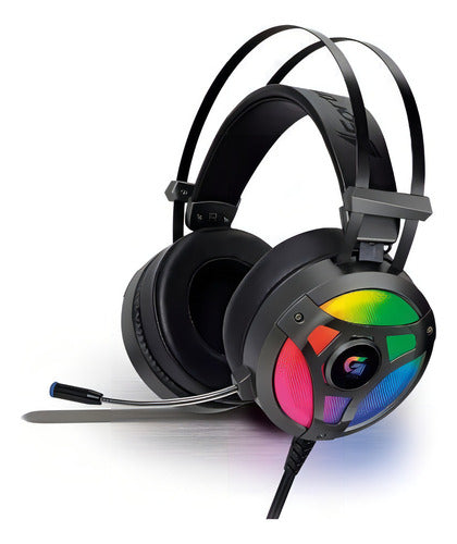 Headset Gamer Over-ear Fortrek H1 + 7.1 Rgb 2xp2+usb Black
