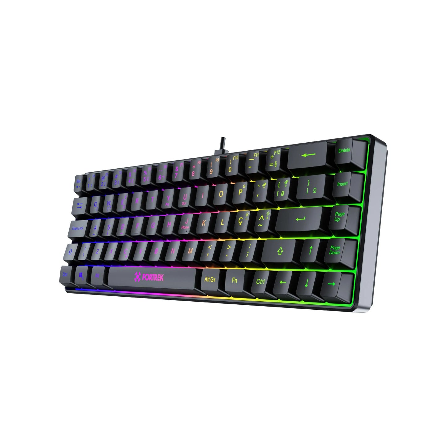 Teclado Gamer Fortrek Fearless 65 Compact Rgb Edition