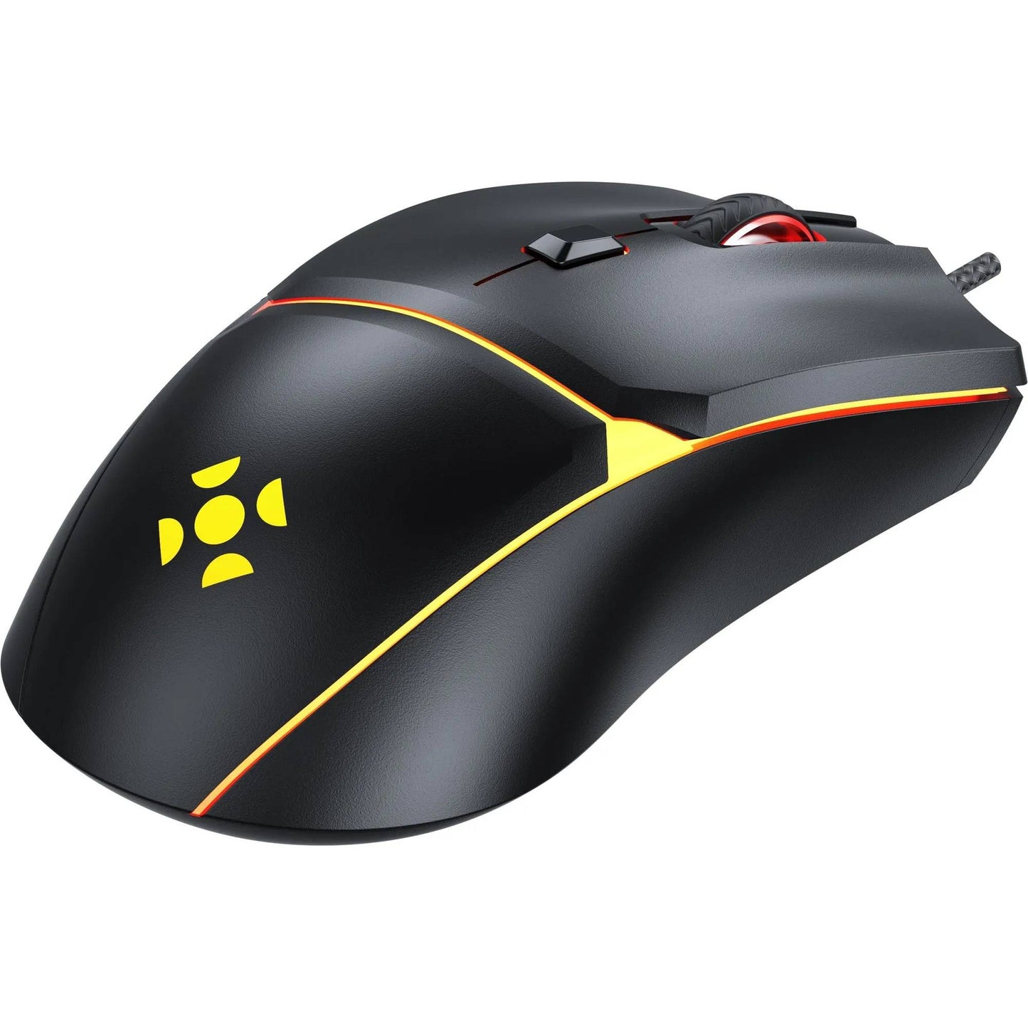 Mouse Gamer Rgb Fortrek Crusader Black Edition 12800dpi