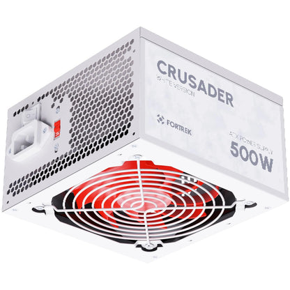 Fonte 500w Gamer Atx Fortrek Crusader Branca Bivolt 127/220v