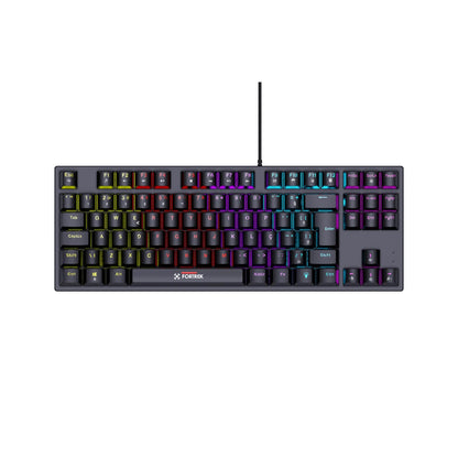 Teclado Mecânico Gamer Fortrek Gravity 80 Rainbow Outemu Red