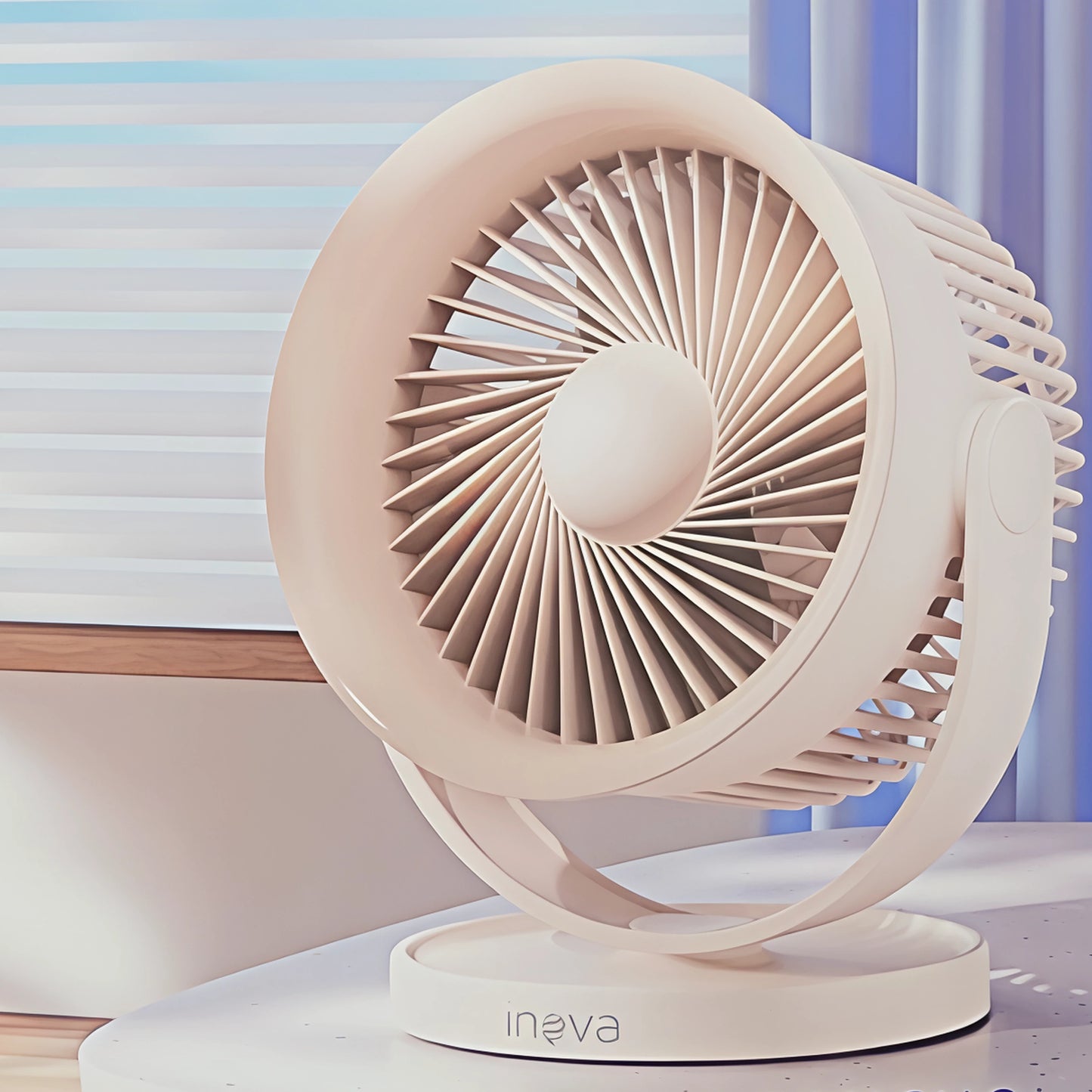Ventilador Portátil Silencioso Turbo Usb Recarregável