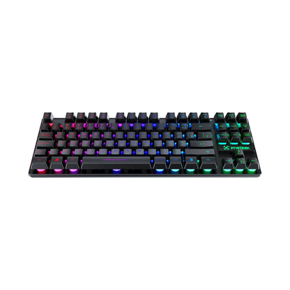 Teclado Gamer RGB Fortrek Fearless 80 Black Edition TKL