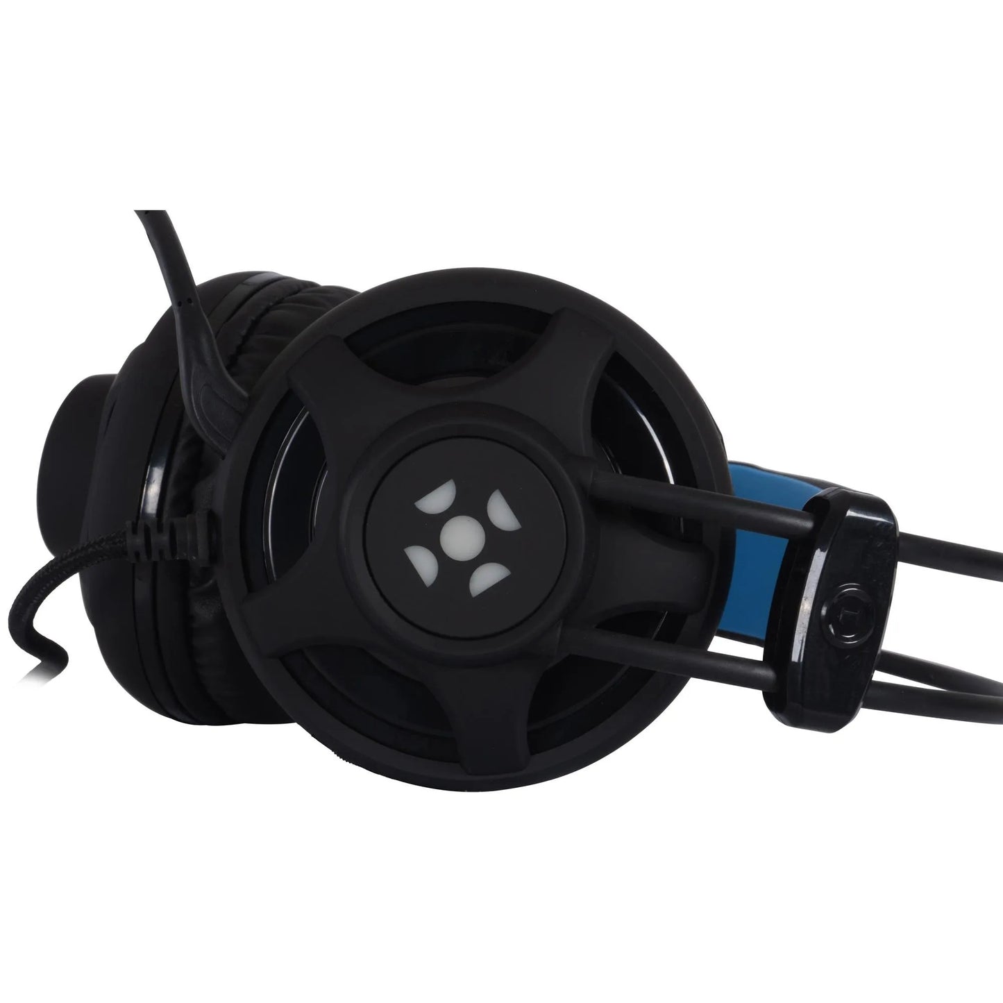 Headset Gamer Fortrek H2 Pro Over-ear Black Edition Led Azul