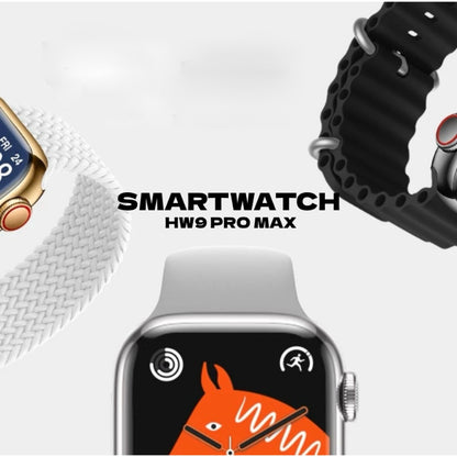 Relógio Smartwatch Hw9 Pro Max Tela 2.2"  Com 3 Pulseiras